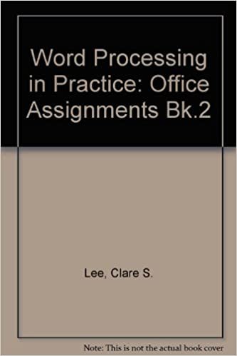 Word Processing in Practice: Office Assignments Bk.2 indir