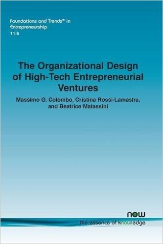 The Organizational Design of High-Tech Entrepreneurial Ventures baixar