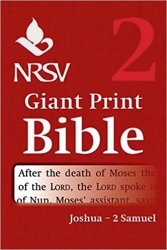 NRSV Giant Print Bible: Volume 2, Joshua 2 Samuel