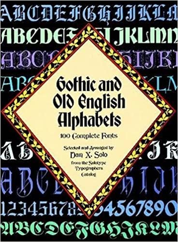 Gothic and Old English Alphabets: 100 Complete Fonts (Dover Pictorial Archives) (Dover Pictorial Archive Series)