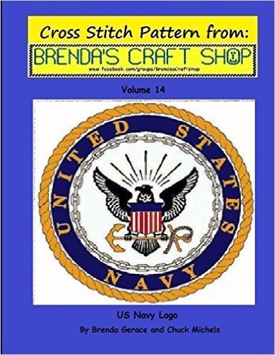 US Navy LOGO - Cross Stitch Pattern from Brenda's Craft Shop: Cross Stitch Pattern from Brenda's Craft Shop