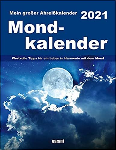 Abreißkalender Mond 2021