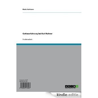 Gotteserfahrung bei Karl Rahner [Kindle-editie]