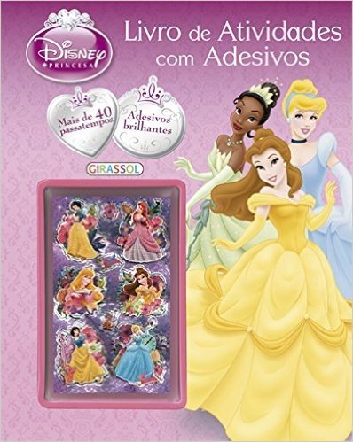 Livro de Atividades com Adesivos - Volume 2. Coleção Disney Princesas