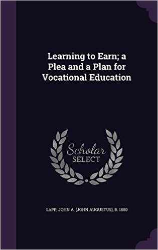 Learning to Earn; A Plea and a Plan for Vocational Education