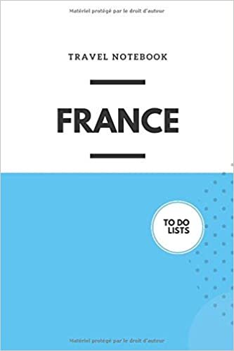 indir Mon Carnet de Voyage France: Carnet à remplir (30 pages) avec to do listes et notes