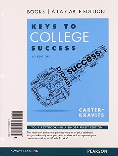 Keys to College Success, Student Value Edition