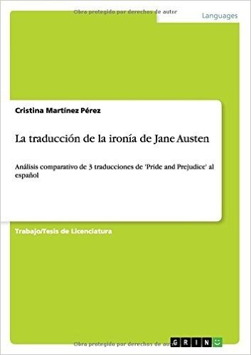 La Traduccion de La Ironia de Jane Austen