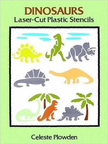 Dinosaurs Laser-Cut Plastic Stencils