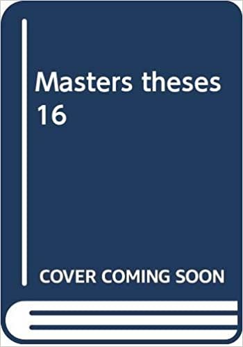 Masters theses 16