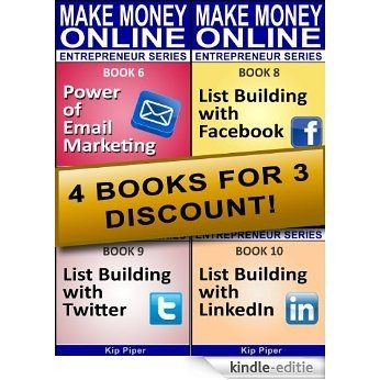 List Building Bundle: 4 Books to Make Money Online - For Beginners and Dummies (English Edition) [Kindle-editie]