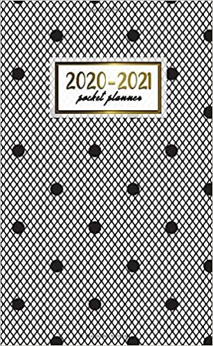 indir 2020-2021 Pocket Planner: 2 Year Pocket Monthly Organizer &amp; Calendar | Cute Lace Two-Year (24 months) Agenda With Phone Book, Password Log and Notebook | Pretty Polka Dot Print
