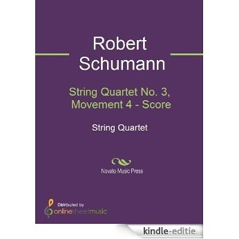 String Quartet No. 3, Movement 4 - Score [Kindle-editie] beoordelingen