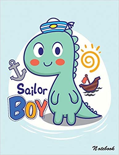 indir Notebook: Sailor Boy Notebook (8.5 x 11 Inches) 110 Pages