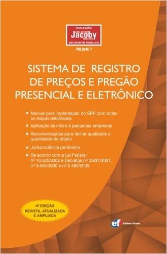 Sistema De Registro De Preços E Pregão Presencial E Eletrônico - Volume7