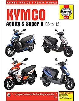 indir Kymco Agility &amp; Super 8 Scooters (05 - 15) (Haynes Motorcycle)