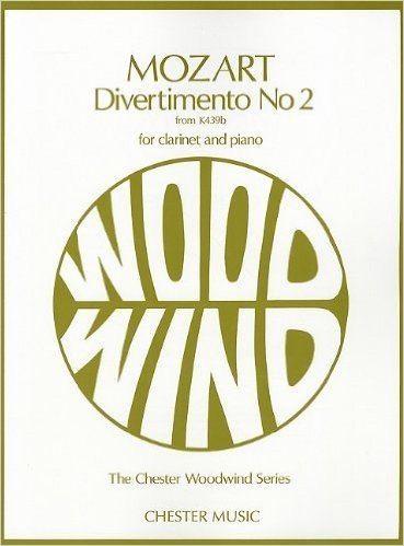 Divertimento No 2, from K439b for Clarinet and Piano