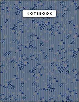 indir Notebook Rich Black (FOGRA29) Color Cool Vintage Rose Flowers Small Lines Patterns Cover Lined Journal: Planning, Work List, 21.59 x 27.94 cm, ... College, Journal, A4, 110 Pages, Monthly