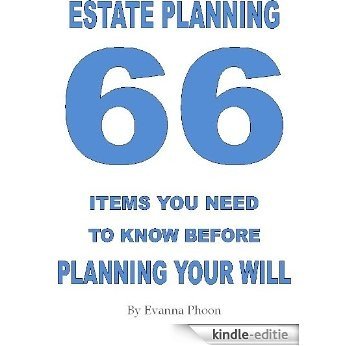 66 Items You Need to Know before Planning Your Will & Trust (English Edition) [Kindle-editie] beoordelingen