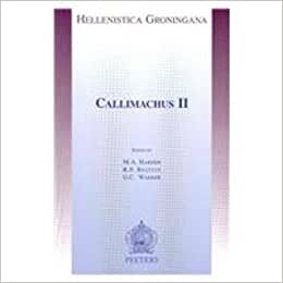 indir Callimachus II (Hellenistica Groningana)
