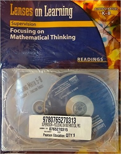 Supervision-Focusing on Mathematical Thinking Reading Book