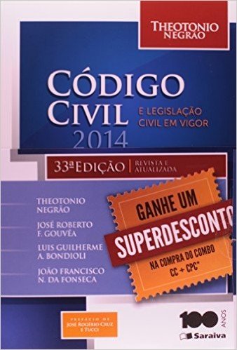 Código Civil e Legislação Civil em Vigor + Código de Processo Civil e Legislação Processual em Vigor 2014 - Kit