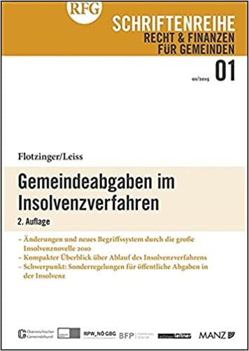 Gemeindeabgaben im Insolvenzverfahren (Recht & Finanzen für Gemeinden)