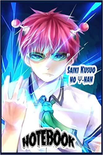 indir Saiki Kusuo no Ψ-nan NOTEBOOK: Japanese Anime &amp; Manga Notebook, Anime Journal, (120 lined pages with Size 6x9 inches) Anime Fans