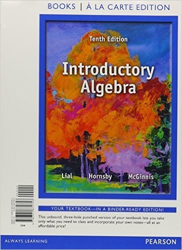 Introductory Algebra, Books a la Carte Edition Plus Mymathlab -- Access Card Package