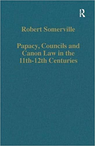 Papacy, Councils and Canon Law in the 11Th-12th Centuries (Collected Studies Series, 312)