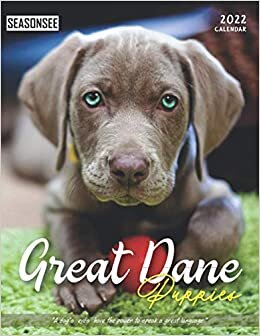 indir Great Dane Puppies Calendar 2022: Gifts for Friends and Family with 18-month Monthly Calendar in 8.5x11 inch