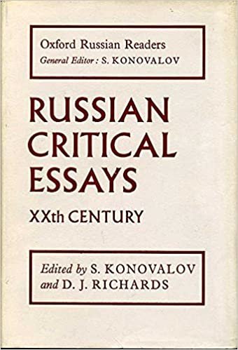 Russian Critical Essays: Twentieth Century (Oxford Russian Readers) indir
