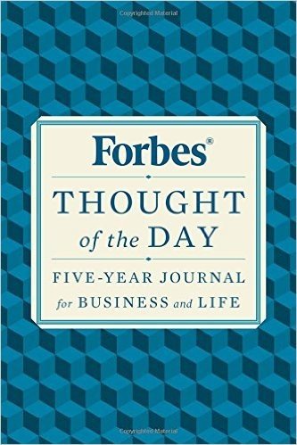 Forbes Thought of the Day: Five-Year Journal for Business and Life