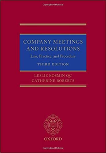 Company Meetings and Resolutions (Digital Pack): Law, Practice, and Procedure