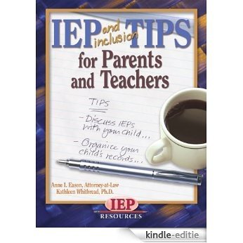IEP and Inclusion Tips for Parents and Teachers (English Edition) [Kindle-editie]