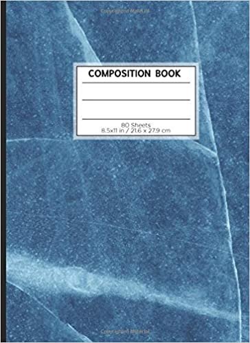 indir COMPOSITION BOOK 80 SHEETS 8.5x11 in / 21.6 x 27.9 cm: A4 Cute Squared Paper Composition Book | &quot;Marble Blue&quot; | Workbook for s Kids Students Boys | Notes School College | Mathematics | Physics