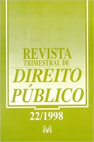 Revista Trimestral De Direito Publico N. 22