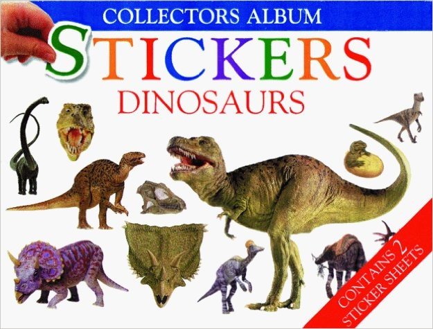 Dinosaurs Sticker Album with Sticker