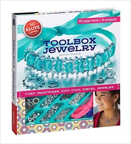 Toolbox Jewelry [With Earring Wires, 30 Feet of Cord, Storage Tray, Etc. and 75 Beads and Over 3 Feet of Ribbon]