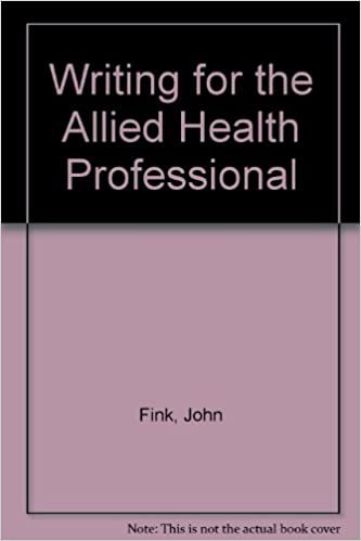 Writing for the Allied Health Professional