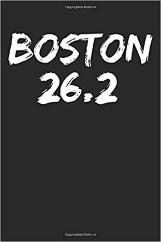 indir Boston 26.2: Cool Marathon Running Journal Logbook with Blank Pages &amp; Motivational Runner Notebook Tracker to Record Time, Distance, Pace, &amp; Heart Rate for Marathon Finishers