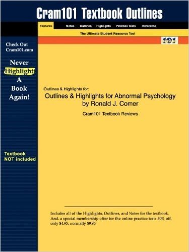 Studyguide for Abnormal Psychology and Student Workbook by Comer, Ronald J., ISBN 9781429216319