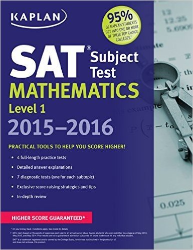 Kaplan SAT Subject Test Mathematics Level 1 2015-2016