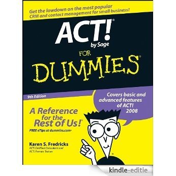 ACT! by Sage For Dummies [Kindle-editie]