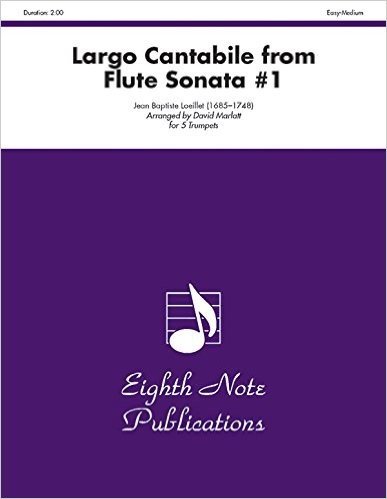 Largo Cantabile (from Flute Sonata #1): Score & Parts