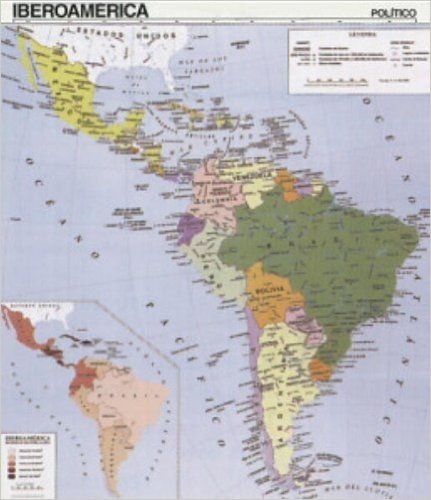 Mapa Iberoamerica Politico