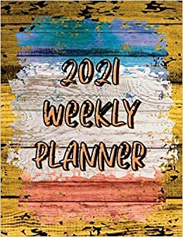 2021 Weekly Planner: Planner Gifts | Rustic Wooden Cover Theme | A Unique Planner With Weekly Sheets, Annual Planner, Checklist, Mind Mapping, Notes And Contact Pages.