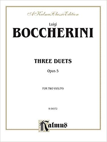 Three Duets, Op. 5 (Kalmus Edition)