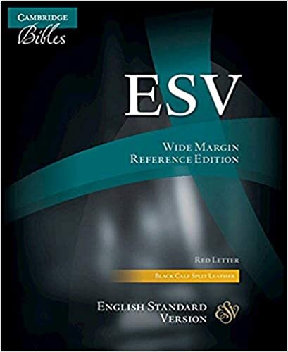 indir ESV Wide-Margin Reference Bible, Black Calf Split Leather, Red Letter Text, ES744:XRM