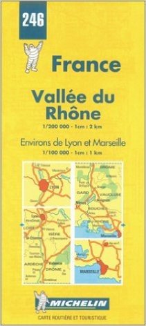 Vallee Du Rhone-Michelin Map #246